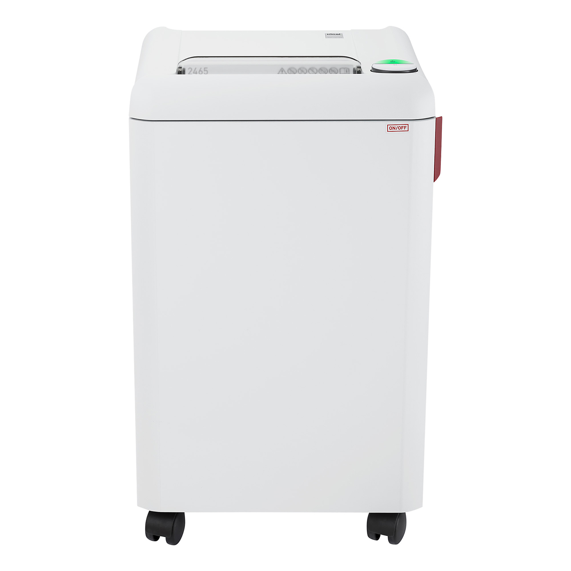 ideal. Paper Shredder, 22 Sheet Capacity, Strip-Cut, Model# IDEDSH0068H